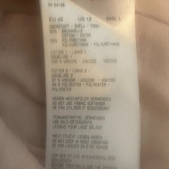 BOGNER of America Size 42 Coat in Taupe Camel Brown Coat - Picture 7 of 7